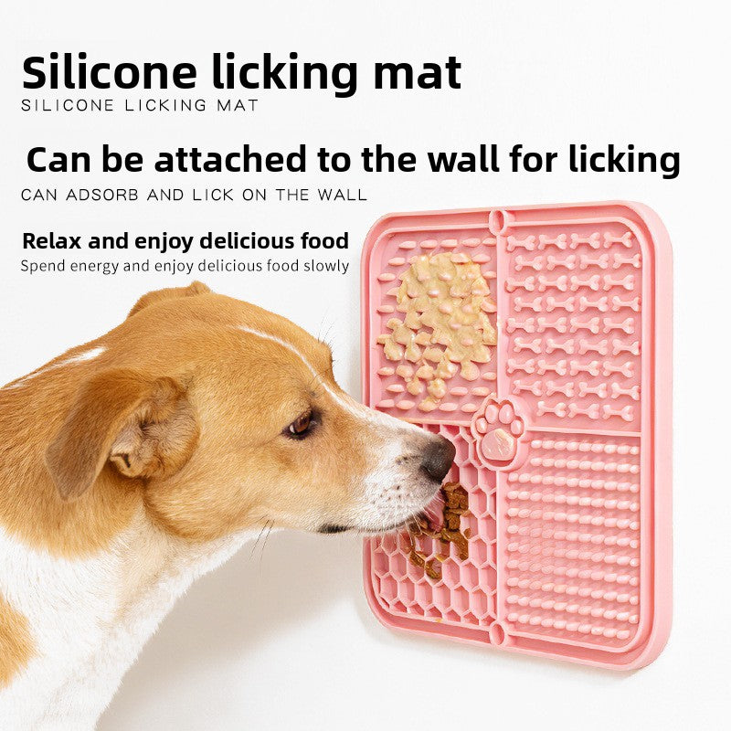Silicone Slow Feeder Mat for Cats and Dogs