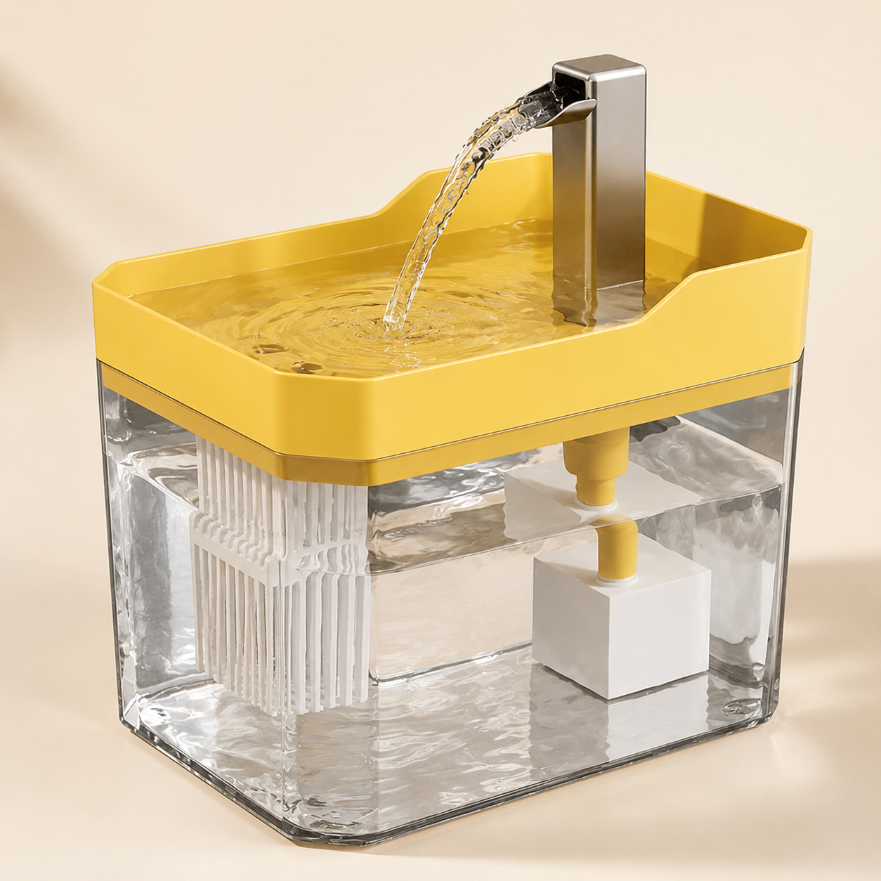 WhiskerFlow™ Automatic Filtered Cat Water Fountain
