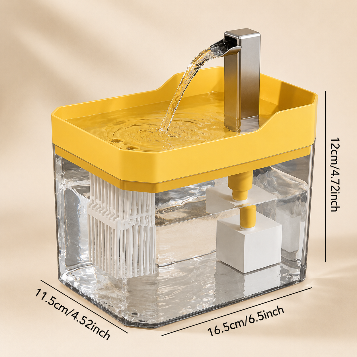 WhiskerFlow™ Automatic Filtered Cat Water Fountain