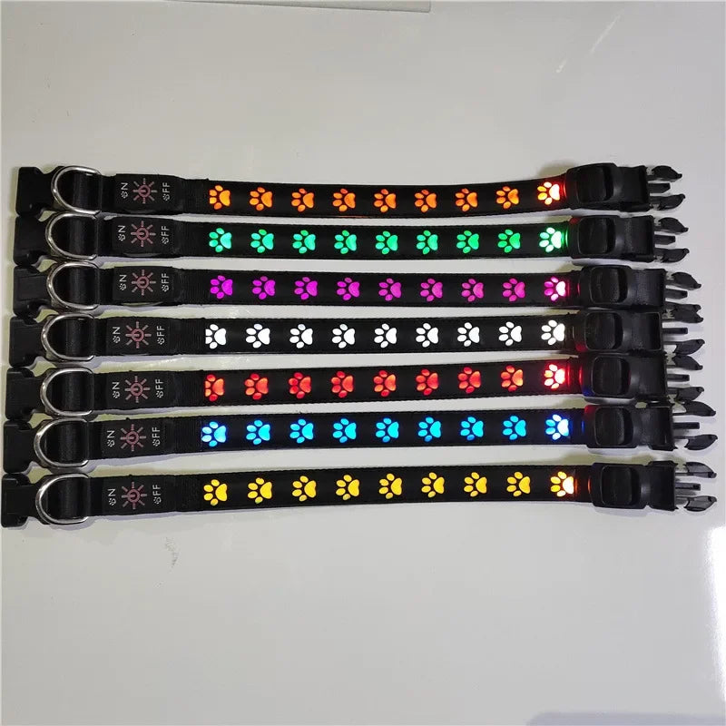 NightPaws™ Glow LED Luminous Dog Collar