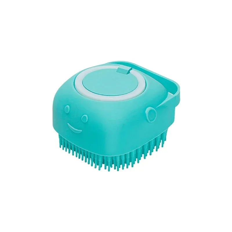 SudsBuddy™ Silicone Bath Brush with Shampoo Dispenser