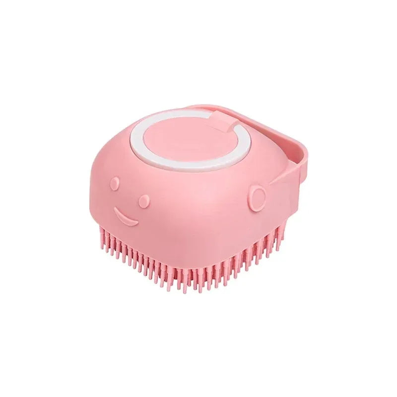 SudsBuddy™ Silicone Bath Brush with Shampoo Dispenser