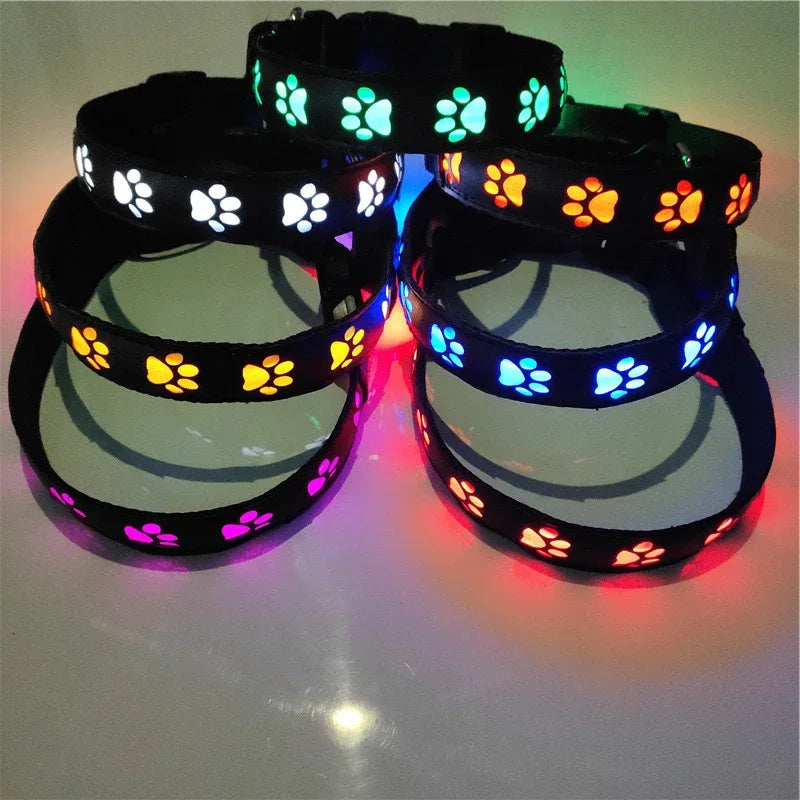 NightPaws™ Glow LED Luminous Dog Collar