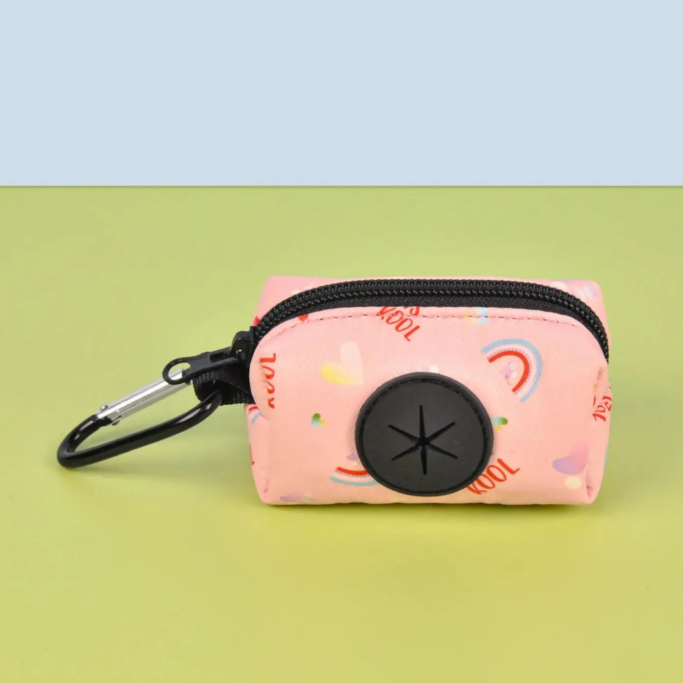 TidyTrot Dog Poo Bag Holder & Dispenser - Leash-Attached Waste Bag Pouch for Walks & Hikes