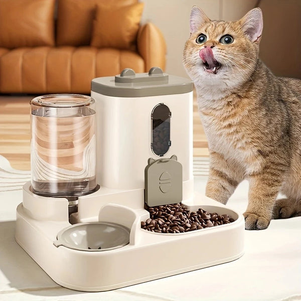 Large-Capacity Automatic Pet Feeder & Water Dispenser