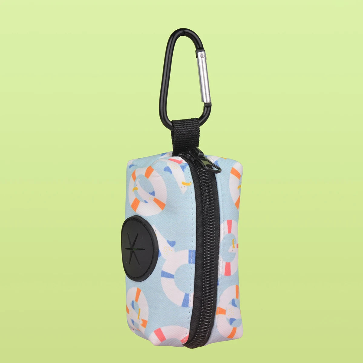 TidyTrot Dog Poo Bag Holder & Dispenser - Leash-Attached Waste Bag Pouch for Walks & Hikes