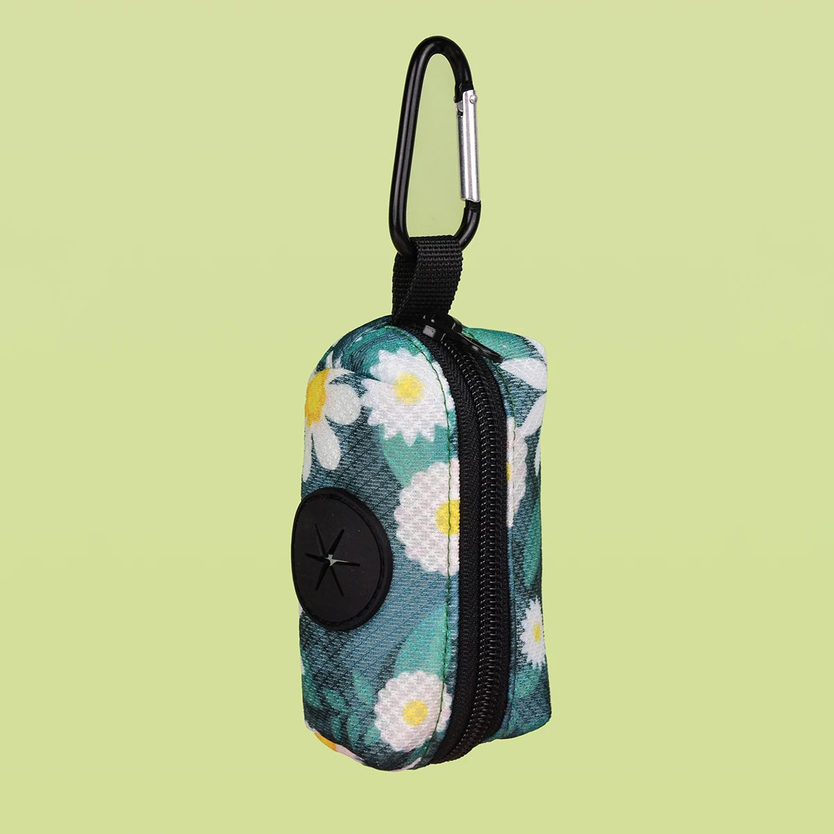 TidyTrot Dog Poo Bag Holder & Dispenser - Leash-Attached Waste Bag Pouch for Walks & Hikes
