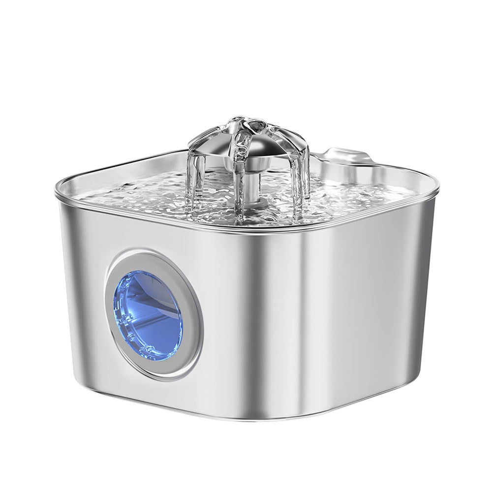Stainless Steel Pet Water Dispenser with Filtration System