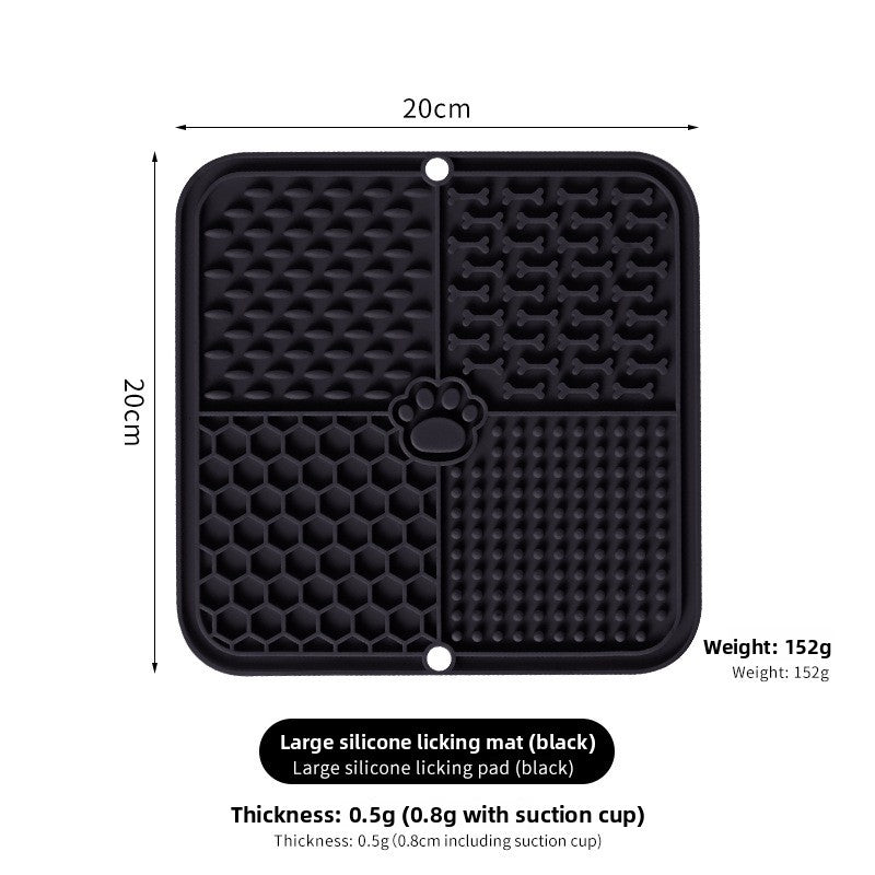 Silicone Slow Feeder Mat for Cats and Dogs