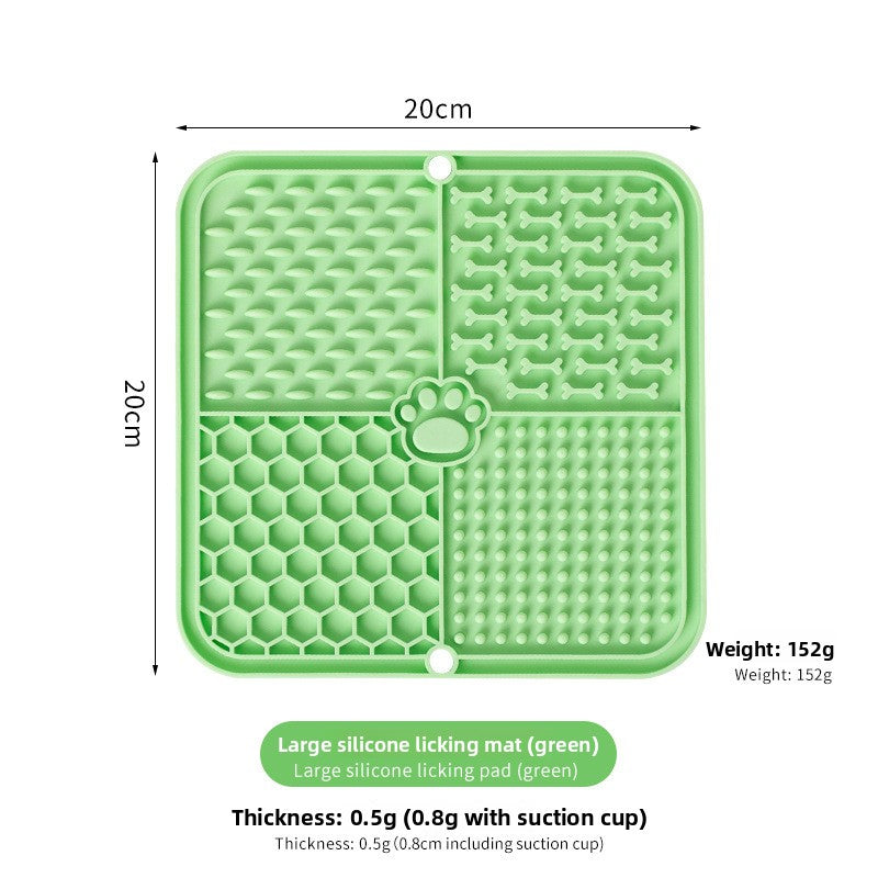 Silicone Slow Feeder Mat for Cats and Dogs