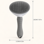One-Touch Self-Cleaning Pet Grooming Brush