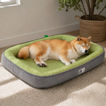 Pet Plush Bolster Bed