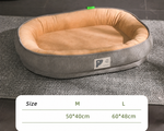 Pet Plush Bolster Bed