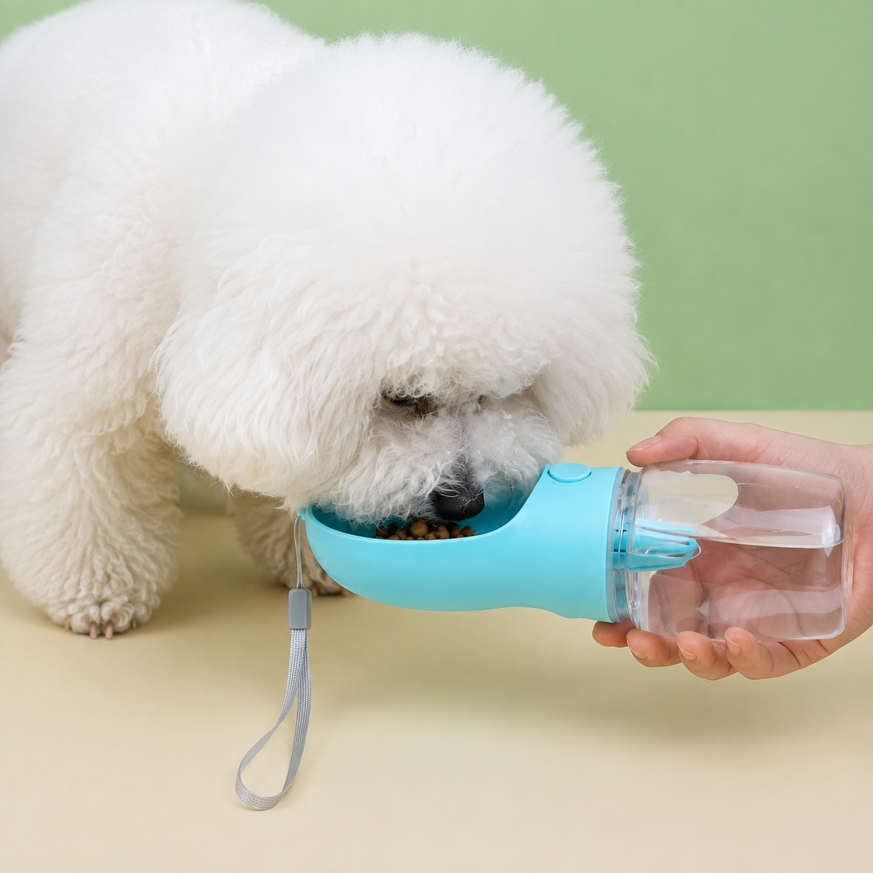 WagWater™ — 2-in-1 Portable Water & Food Bottle