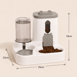 2-in-1 Gravity Pet Food & Water Dispenser
