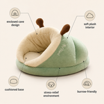 Cozy Cave Plush Pet Bed