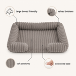 Corduroy Bolster Pet Bed