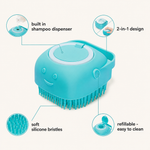 2-in-1 Pet Bath & Massage Brush