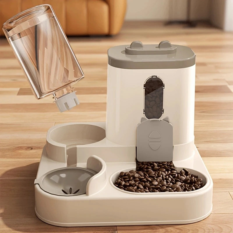 Large-Capacity Automatic Pet Feeder & Water Dispenser