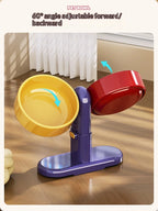 Height-Adjustable Tip-Resistant Pet Bowl