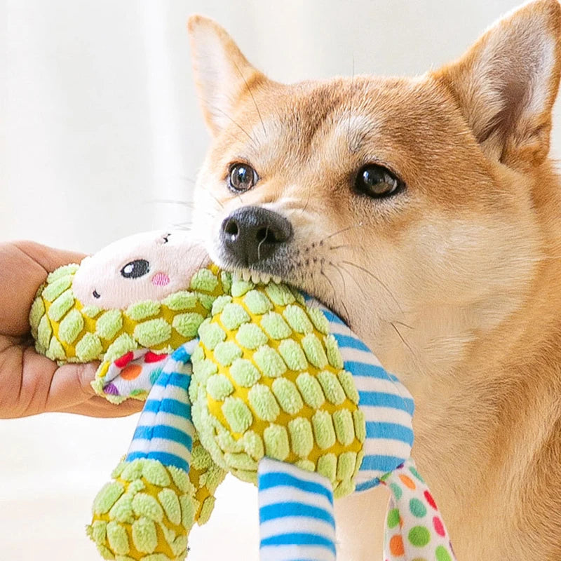 Interactive Squeaky Plush Puzzle Toy