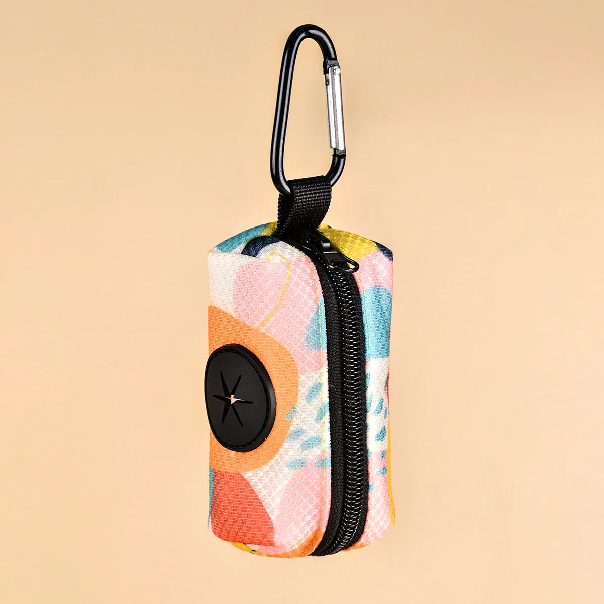 TidyTrot Dog Poo Bag Holder & Dispenser - Leash-Attached Waste Bag Pouch for Walks & Hikes