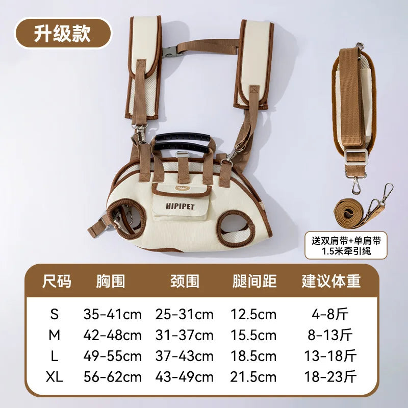Jusenda Hipipet Pet Adjustable Front Carrier Backpack