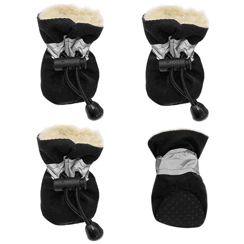 Cozy Non-Slip Puppy Boots (Set of 4)