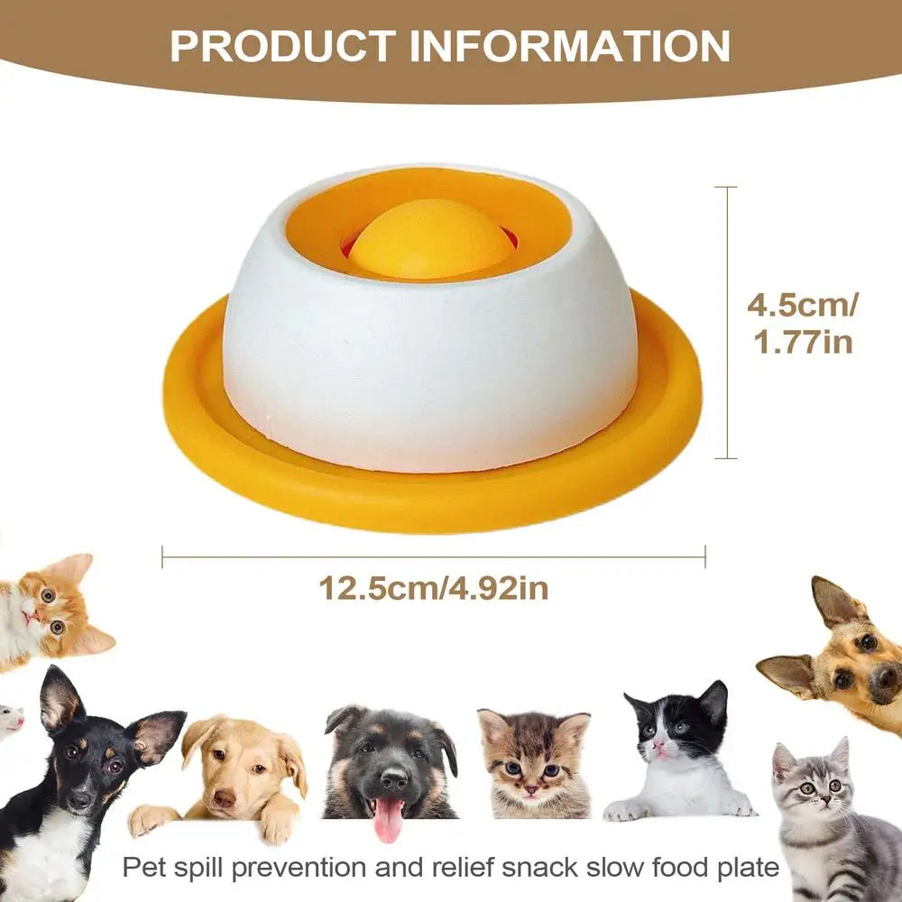 Slow-Feed Puzzle Bowl for Dogs