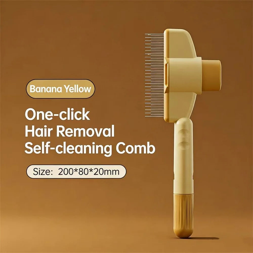 PawPress™ One-Touch Grooming Brush