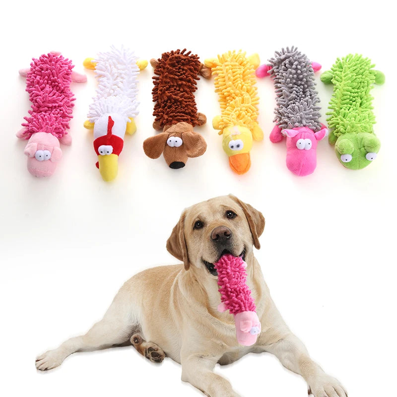 Squeaky Plush Chew Toy for Dogs