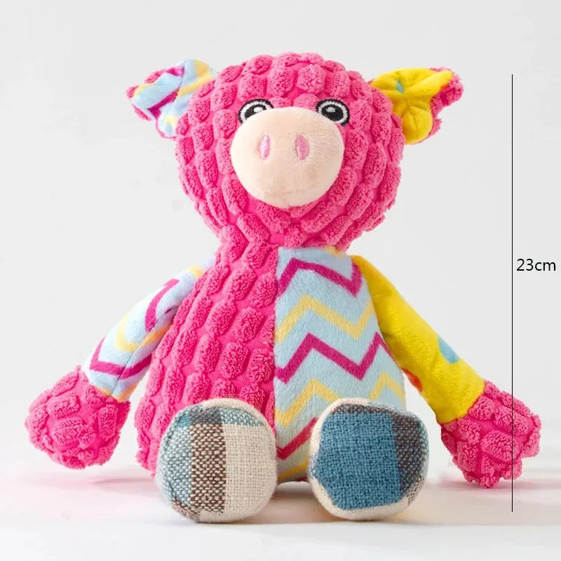 Interactive Squeaky Plush Puzzle Toy