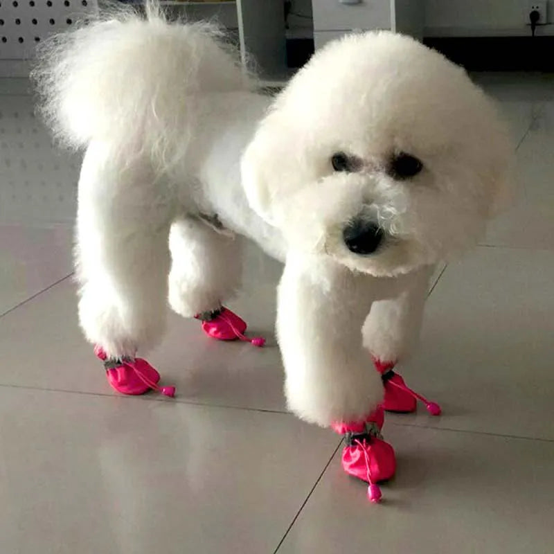 Cozy Non-Slip Puppy Boots (Set of 4)