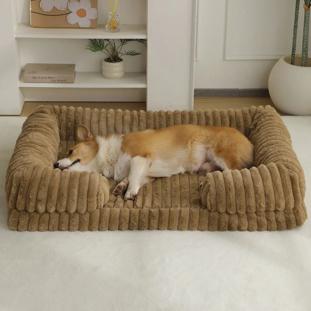 RidgeRest™ Corduroy Bolster Dog Bed