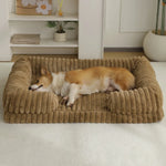 Corduroy Bolster Pet Bed