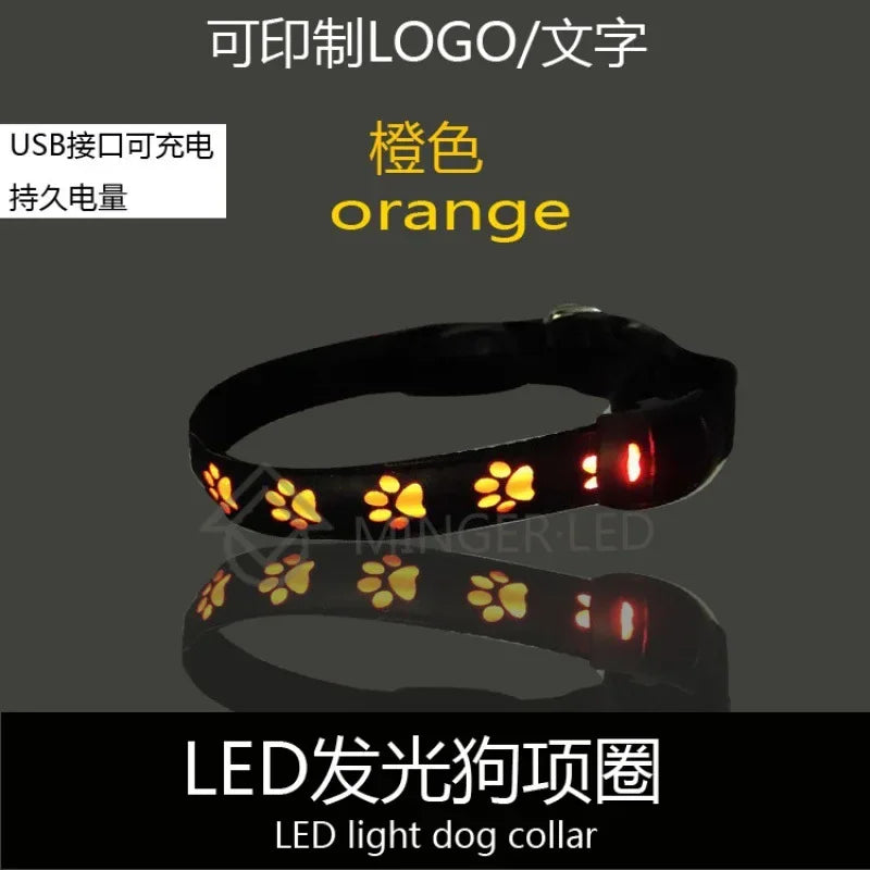 NightPaws™ Glow LED Luminous Dog Collar