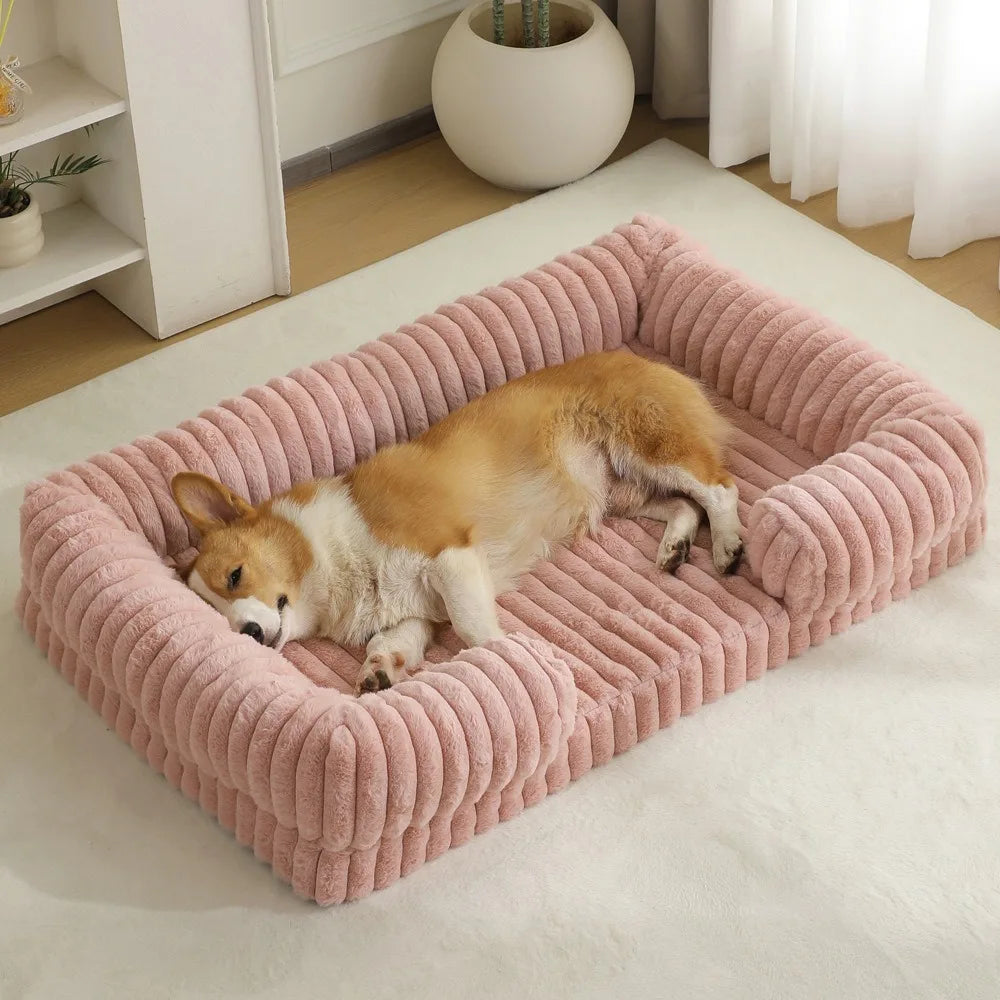 RidgeRest™ Corduroy Bolster Dog Bed
