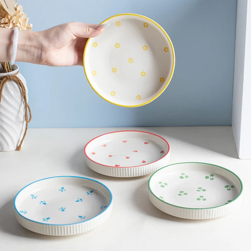 Ceramic Feeding Bowl for Cats & Dogs
