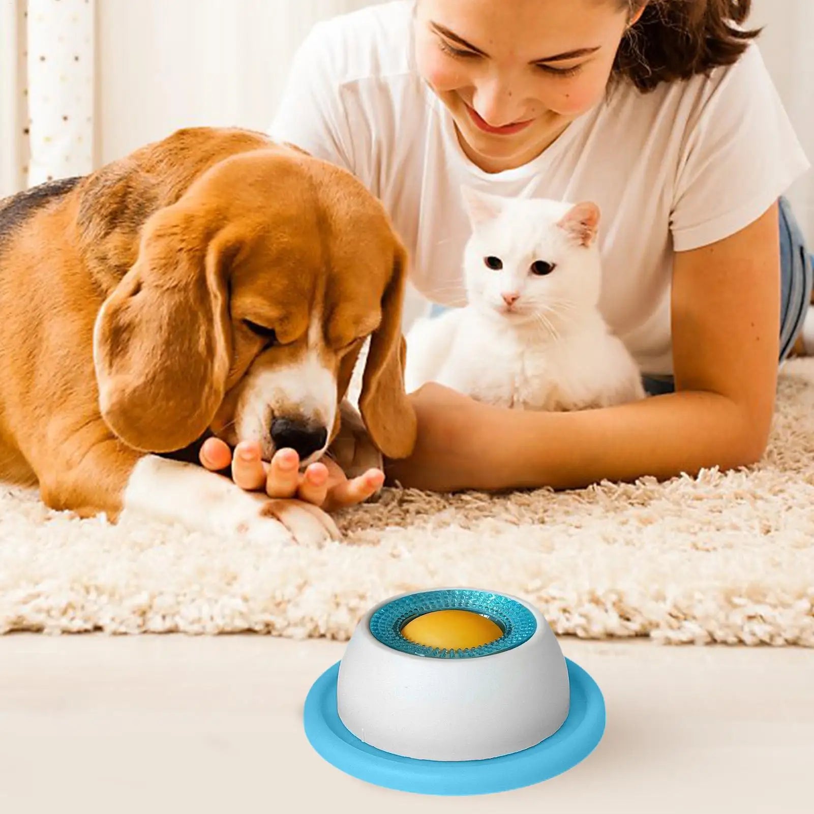 Slow-Feed Puzzle Bowl for Dogs