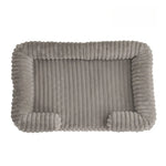 Corduroy Bolster Pet Bed