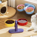 Height-Adjustable Tip-Resistant Pet Bowl