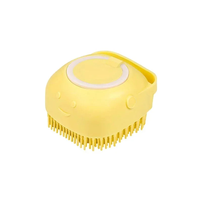 SudsBuddy™ Silicone Bath Brush with Shampoo Dispenser