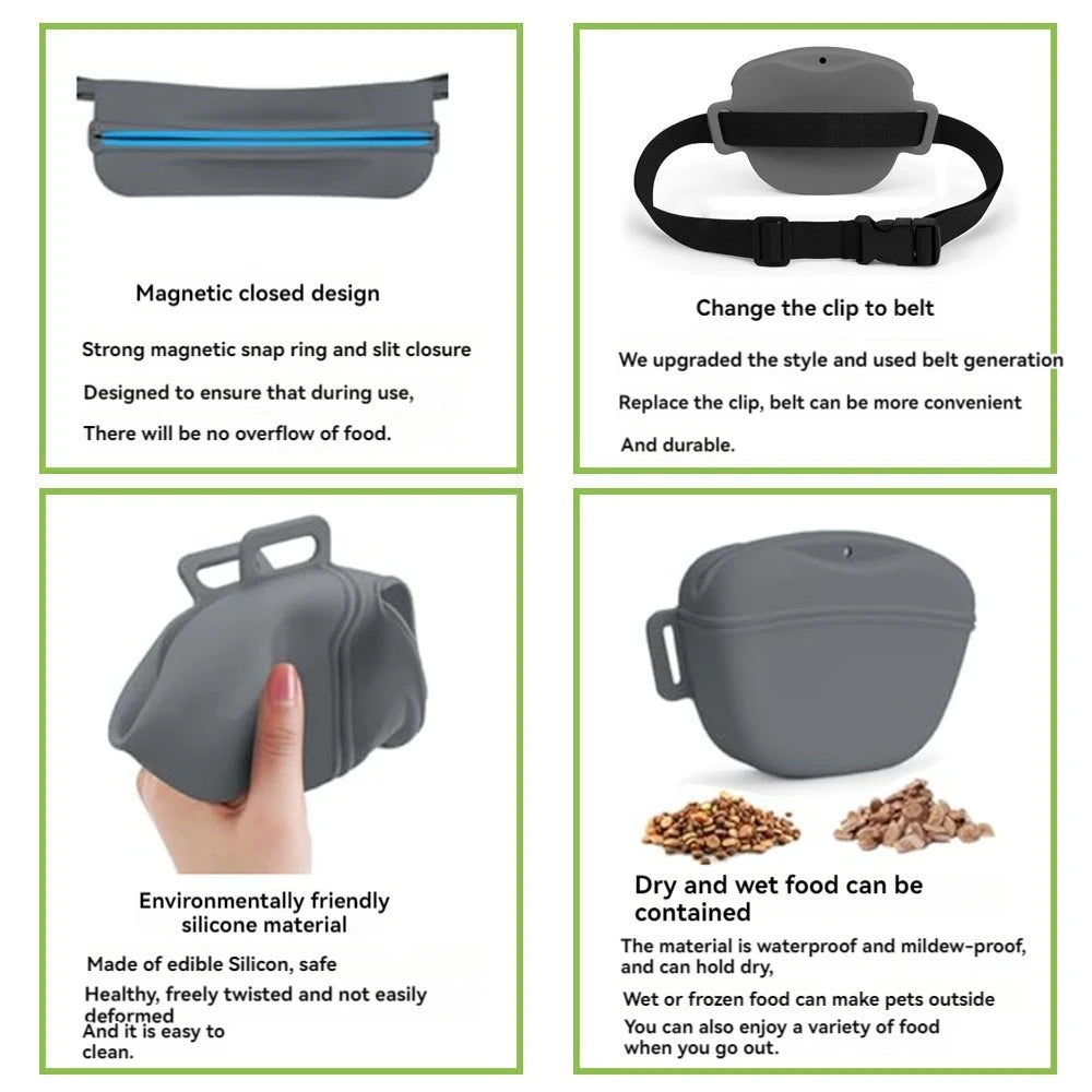 Silicone Training Treat Waist Bag