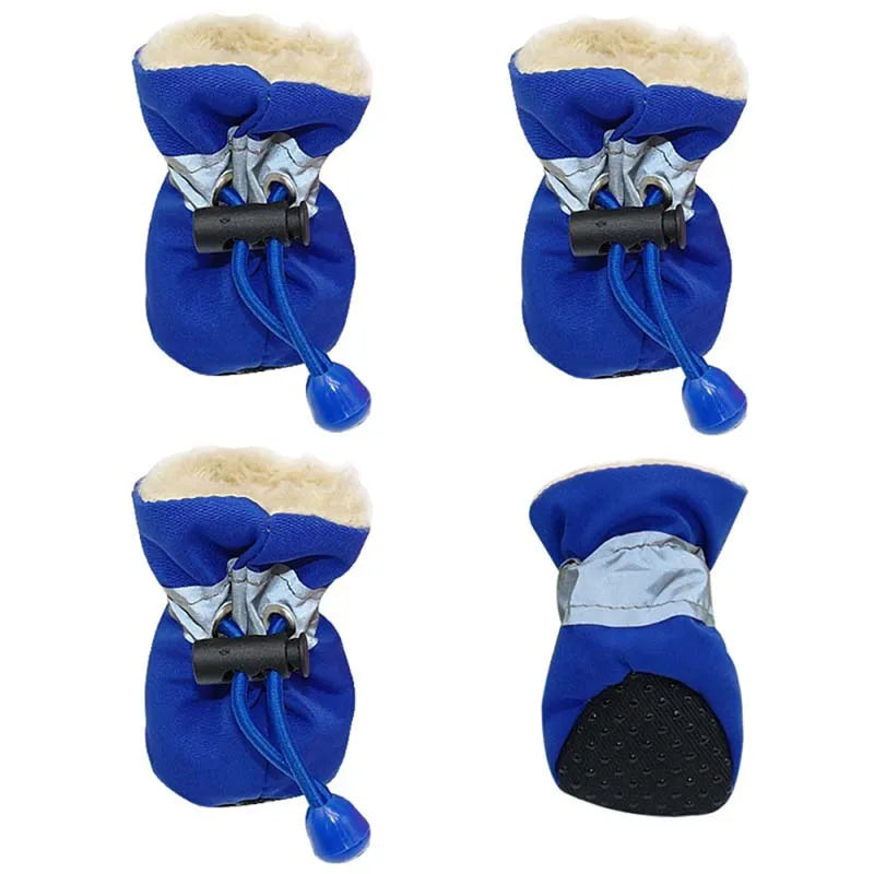 Cozy Non-Slip Puppy Boots (Set of 4)