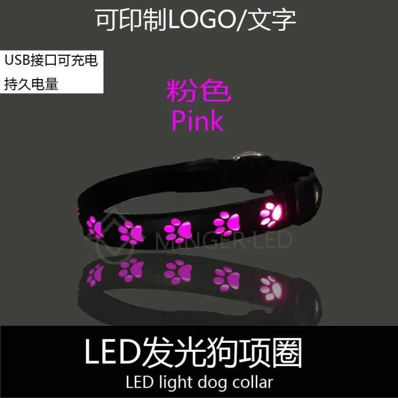NightPaws™ Glow LED Luminous Dog Collar