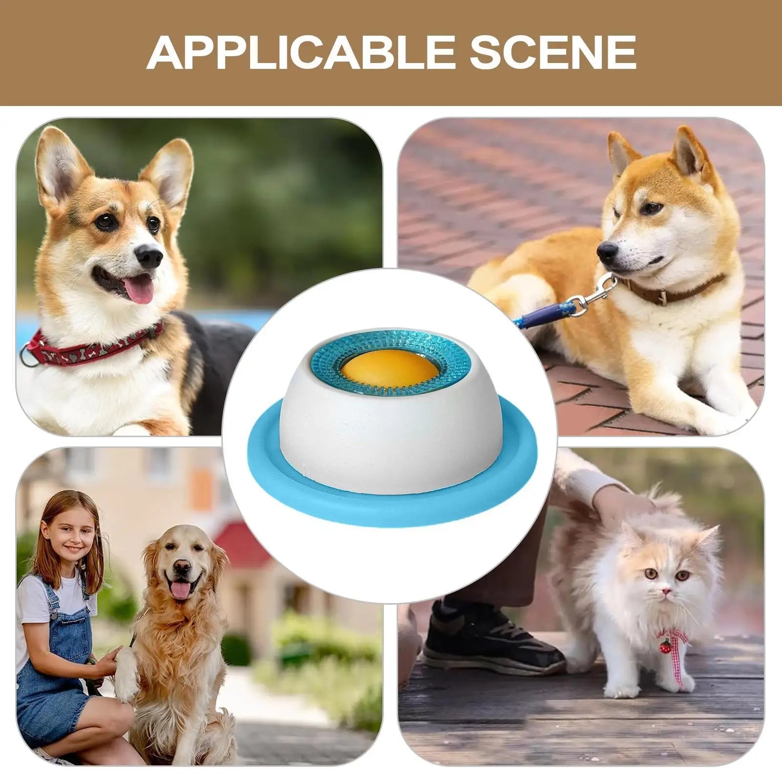 Slow-Feed Puzzle Bowl for Dogs