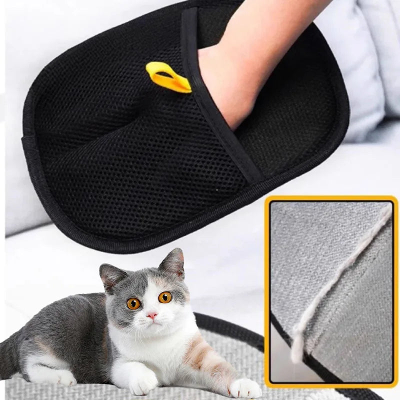 Pet Hair Remover Grooming Glove