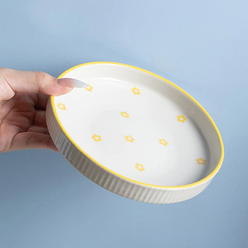 Ceramic Feeding Bowl for Cats & Dogs