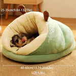 Cozy Cave Plush Pet Bed