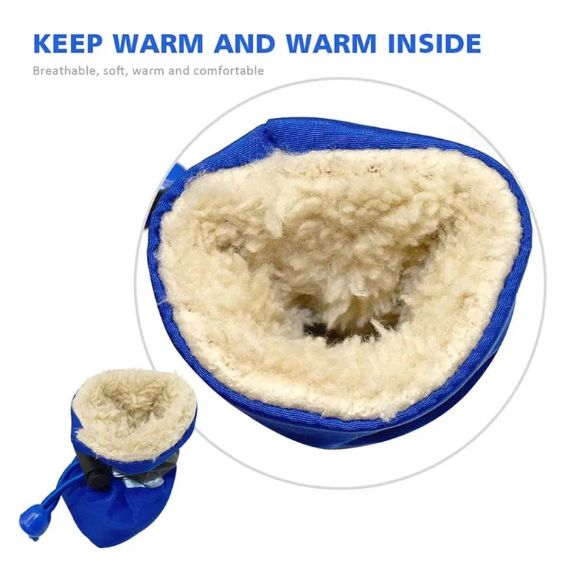 Cozy Non-Slip Puppy Boots (Set of 4)
